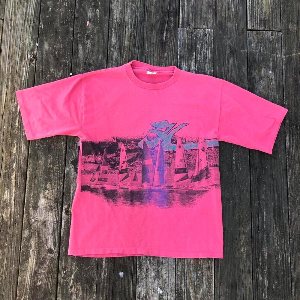 Vintage 90s Sunset Peach